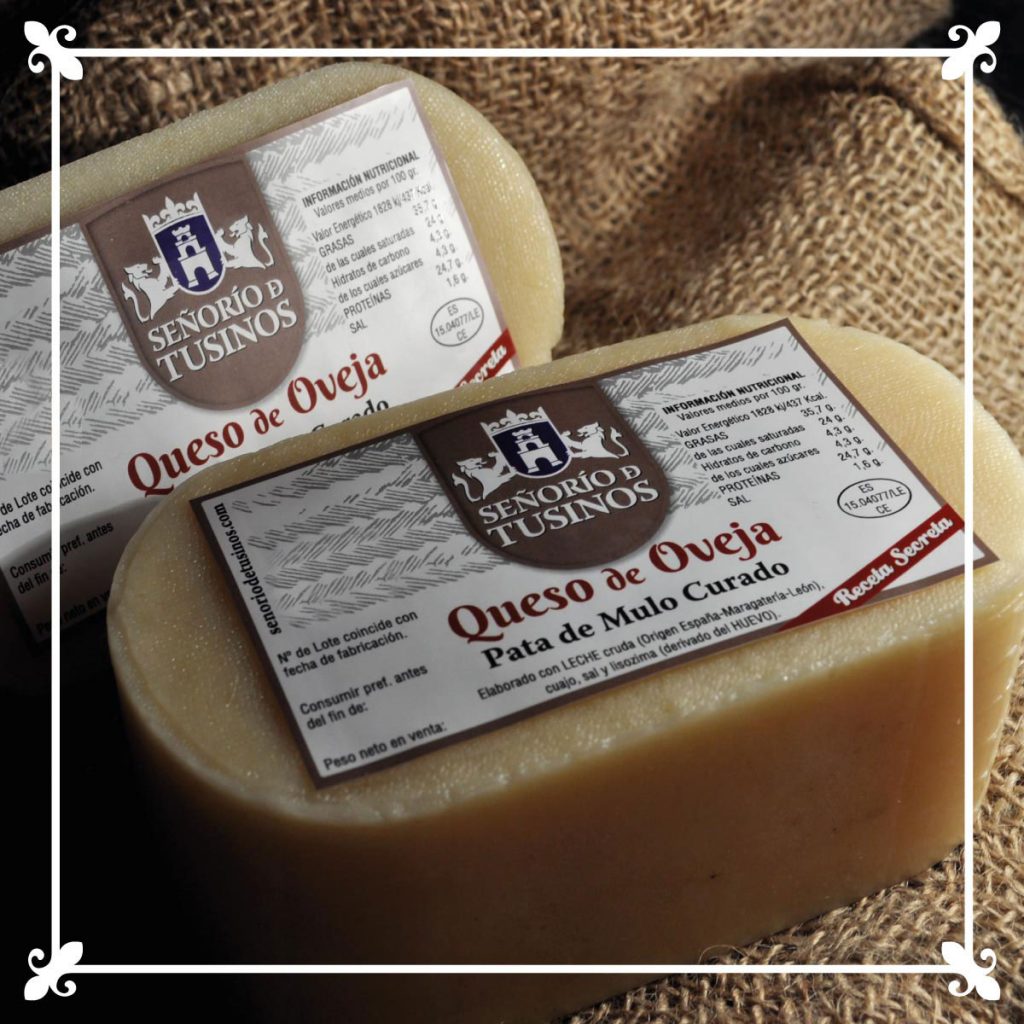 queso pata de mulo Señorío de Tusinos